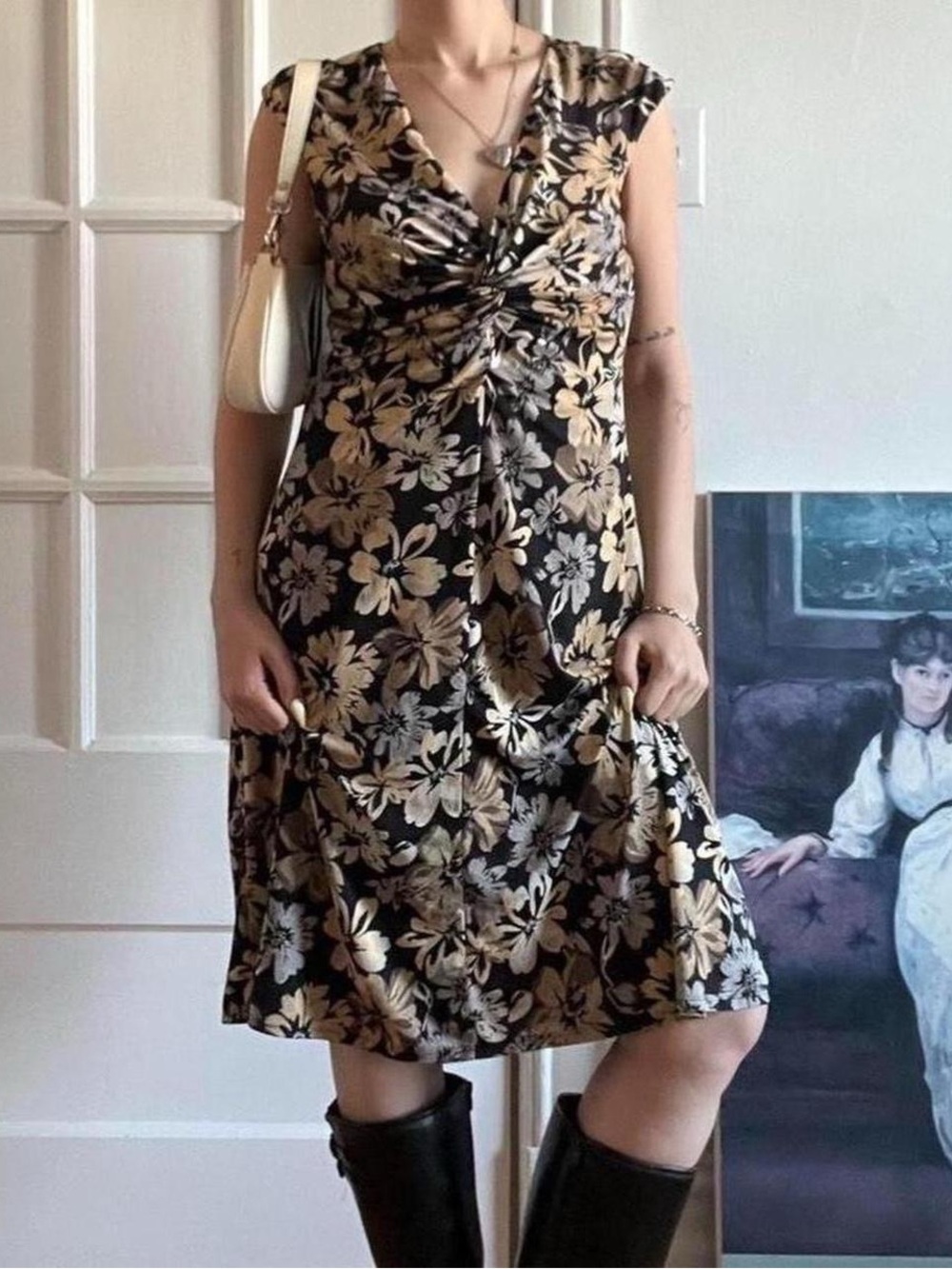 Vintage Boho Enchanté Midi Dress
